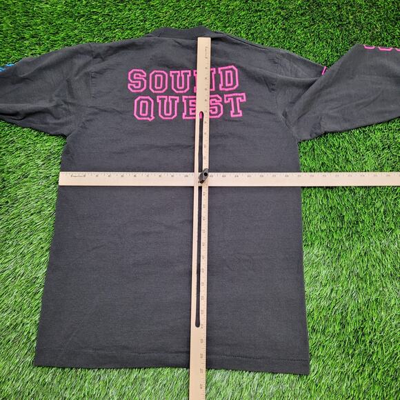 Vintage 90s Screen-Stars Shirt Womens M/L 19x27 Volleyball Alien - Picture 4 of 16